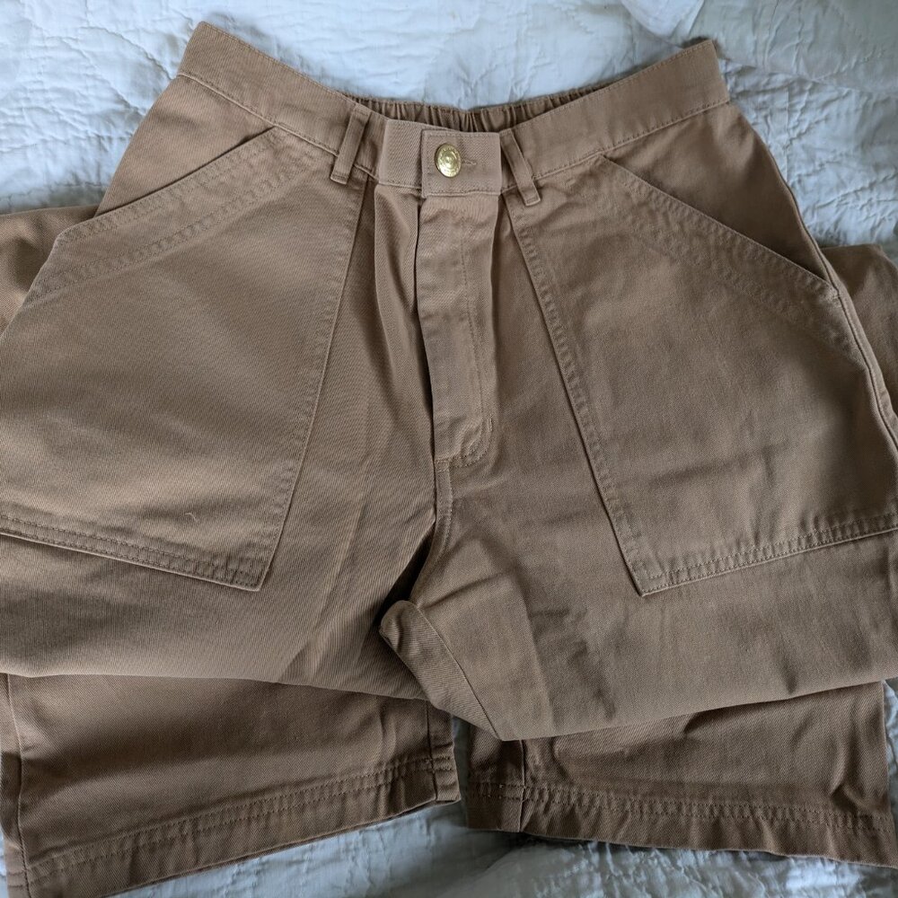 Big Bud Press Work Pants Medium Long Tan Khaki